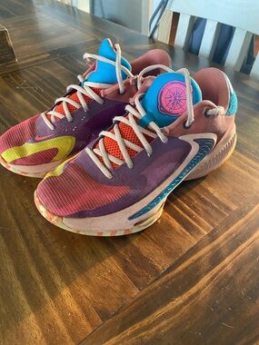 Nike Men's Multicolor Athletic Sneakers - Pink, Purple, Teal, Orange, Yellow
